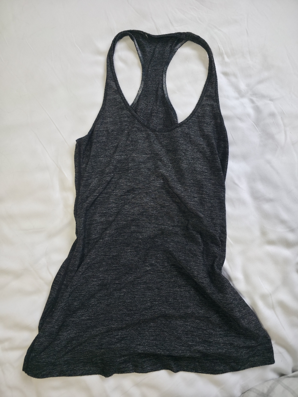 Lululemon Tank Grey Racerback Tank Top - Lightweight